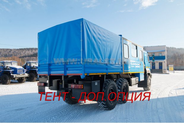 Грузопассажирский автомобиль Урал 4320-80М с тентом