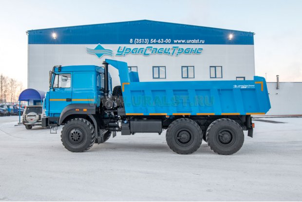 Самосвал Урал 55571-3121-80Е5Ф25 задний борт, бескапотная, сп.м