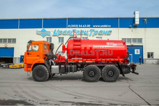 Автоцистерна вакуумная коммунальная МВ-10 КО УСТ 5453 Камаз 43118