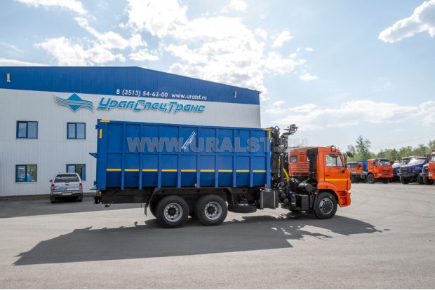 Автомобиль самосвал с КМУ VM10L74М (ломовоз) УСТ 5453 КАМАЗ 65115-50