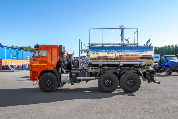 Автоцистерна АЦПТ-8-2НО УСТ 5453 Камаз 43118-50 нерж/нерж.насос, сп.м
