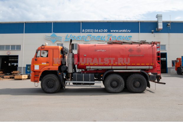 Автоцистерна для нефти АЦН-17Т УСТ 5453 Камаз 65224-53, термос, нерж (б/у)