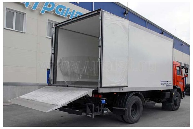 Изотермический фургон с КУ УСТ 5453 Камаз 43253