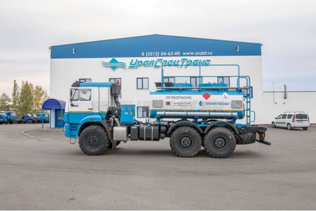 Автотопливозаправщик АТЗ-9-2Б УСТ 5453 Камаз 43118-50 сп.м