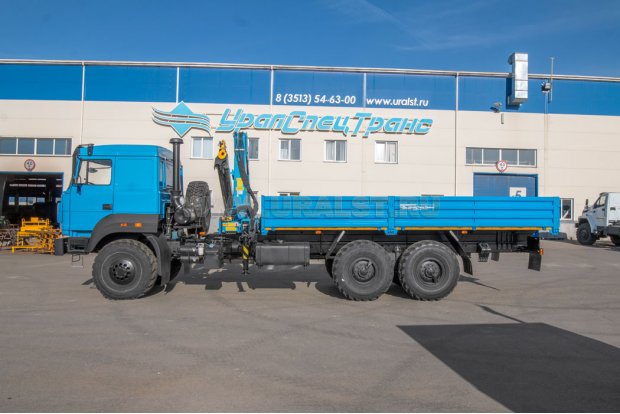 Бортовой с КМУ ИМ-150 УСТ 5453 Урал 4320-4971-80 сп.м