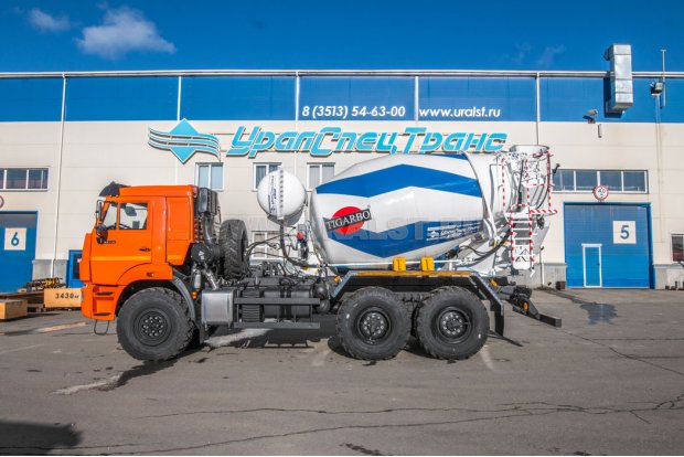 Автобетоносмеситель АБС 6ГП УСТ 54533N Камаз 43118-50 сп.м. 