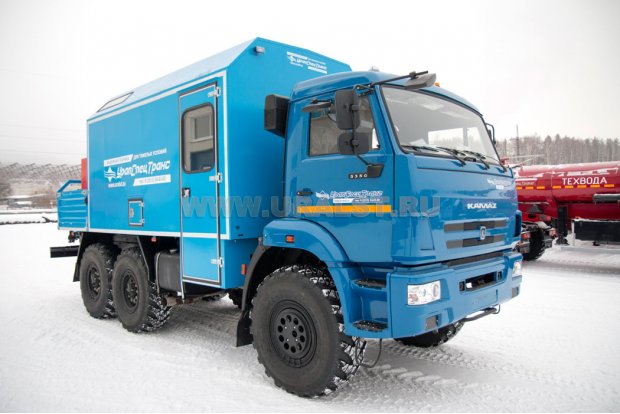 Камаз МРМ УСТ-54534 5350-42 с краном манипулятором ИМ-20