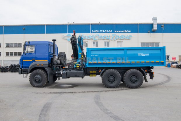 Самосвал АС 7-10 с КМУ ИМ-180-05 УСТ 5453 Урал 4320-4971-80