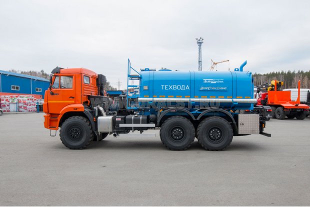 Автоцистерна для технической воды АЦВ-8ТНО УСТ 5453 Камаз 43118-50 термос