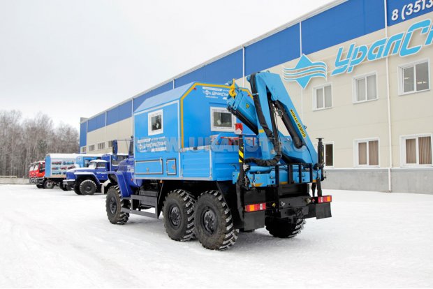ПАРМ с КМУ ИМ-95 УСТ 5453 Урал 4320-1151-61