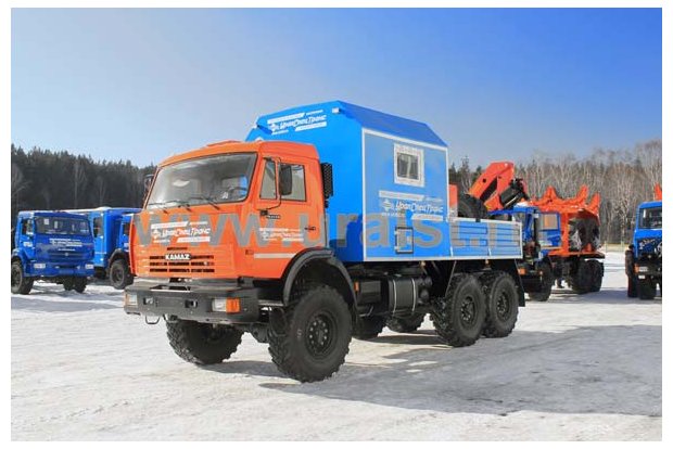 Автофургон Камаз с КМУ