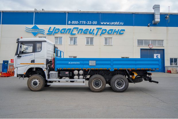 Бортовой контейнеровоз УСТ 5453 SHACMAN (ШАКМАН) SX32586V385 (6х6), база 3775мм ДОПОГ