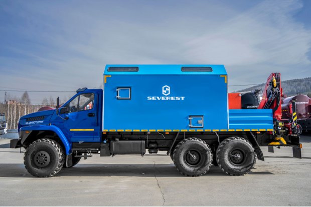Передвижная мастерская ПАРМ с КМУ ИМ-150N УСТ 5453 Урал 4320-72Е5Г38 NEXT