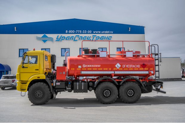 Автотопливозаправщик (насос, счетчик, пистолет) АТЗ-12-2Б УСТ 5453 Камаз 43118 ДОПОГ