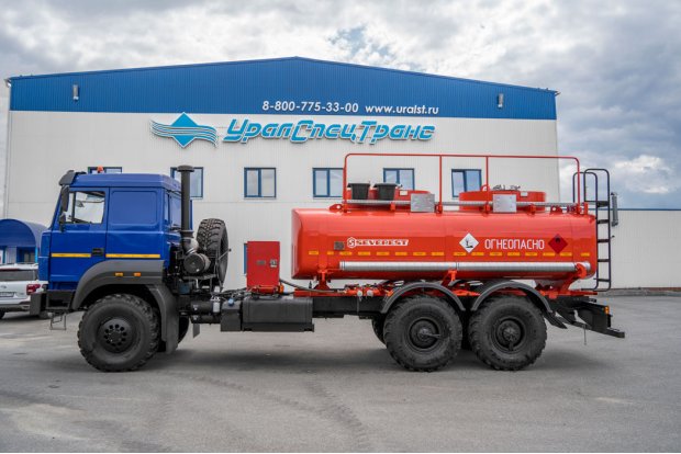 Автотопливозаправщик (насос, счетчик, пистолет) АТЗ-12-2Б УСТ 5453 Урал 4320-4971-80 сп.м. доработка под ДОПОГ
