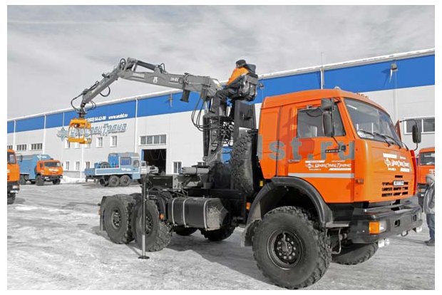 Седельный тягач с КМУ СФ-85С УСТ 5453 Камаз 53504 (44108)