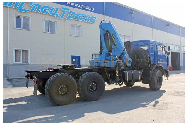 Седельный тягач с КМУ ИМ-240-4 УСТ 5453 Камаз 43118-50