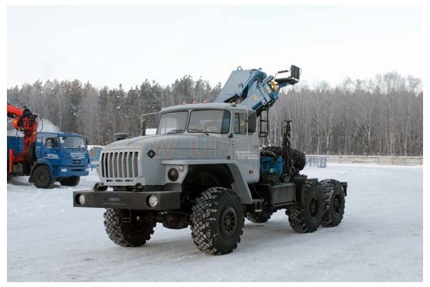 Седельный тягач с КМУ ИМ-95 УСТ 5453 Урал 5557-1151-60Е5