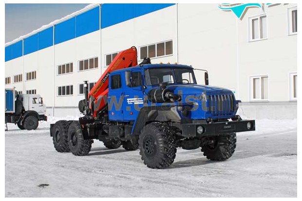 Седельный тягач с КМУ РК-15500А УСТ 5453 Урал 4320-1951-60