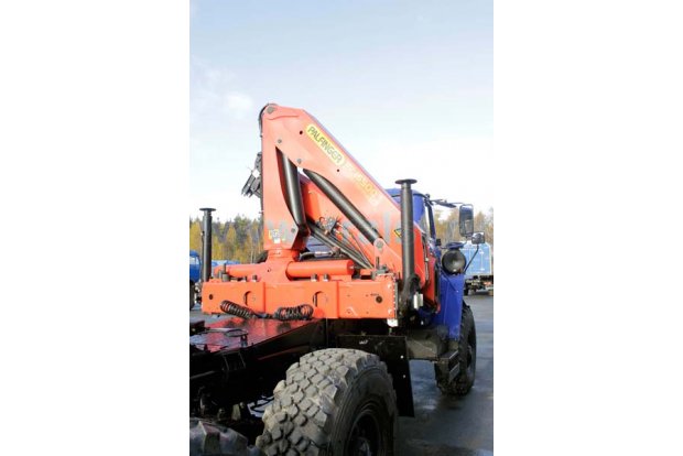 Седельный тягач с КМУ PK-15500А УСТ 5453 Урал 5557-60Е5