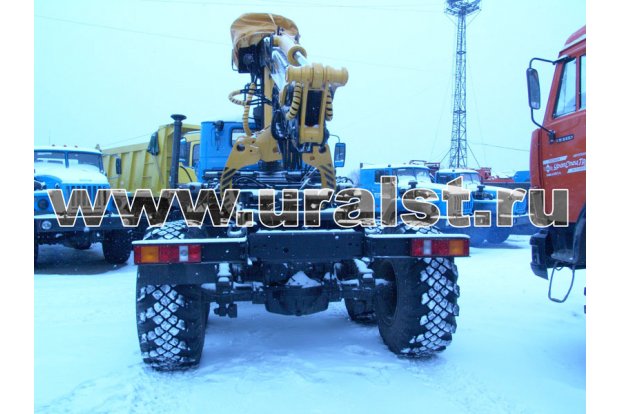 Седельный тягач с ГМ ОМТЛ-97 (ПЛ-97) УСТ 5453 Урал 5557-60Е5