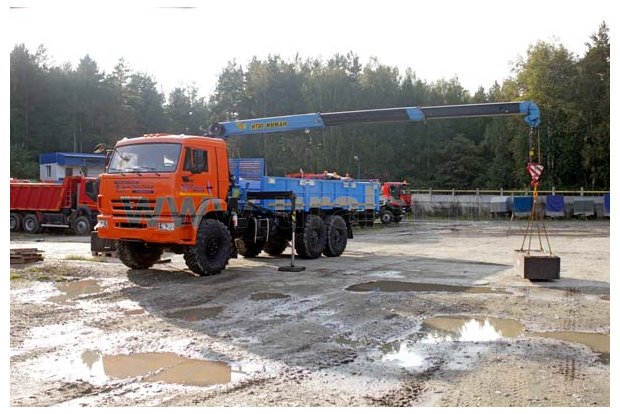 Бортовой с КМУ ИТ-80 (тросовый) УСТ 5453 Камаз 43118