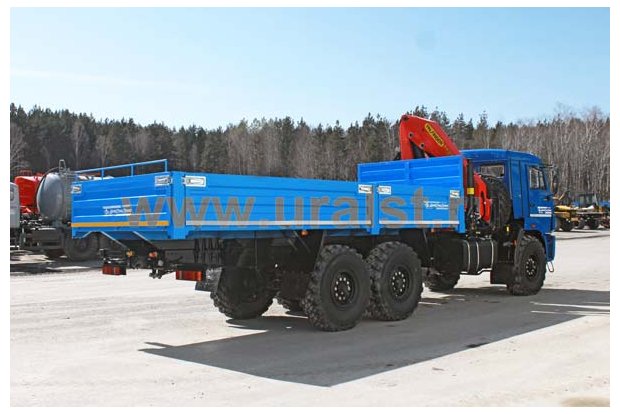Бортовой с КМУ PK-23500А УСТ 5453 Камаз 43118 (Cummins)