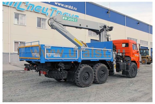 Бортовой с КМУ ИФ-300 УСТ 5453 Камаз 43118