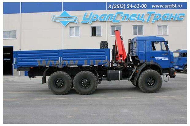 Бортовой с КМУ PK-12000А УСТ 5453 Камаз 5350