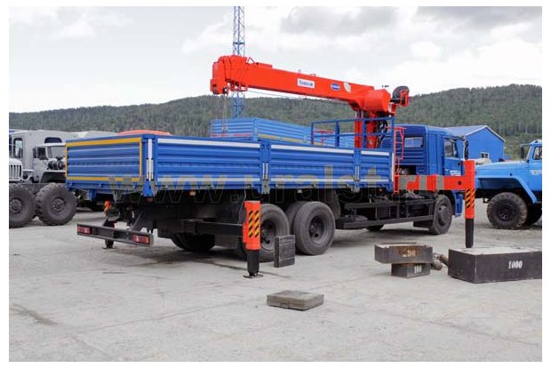 Бортовой с КМУ KS-2056 УСТ 54531 Камаз 65117
