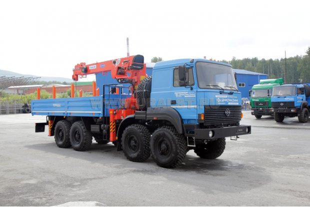 Бортовой с КМУ Kanglim KS-1256G-II (тросовый) УСТ 5453 Урал 532362-1151-70