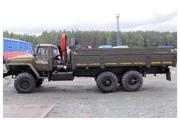 Бортовой с КМУ PK-8500A УСТ 5453 Урал 4320-1951-60