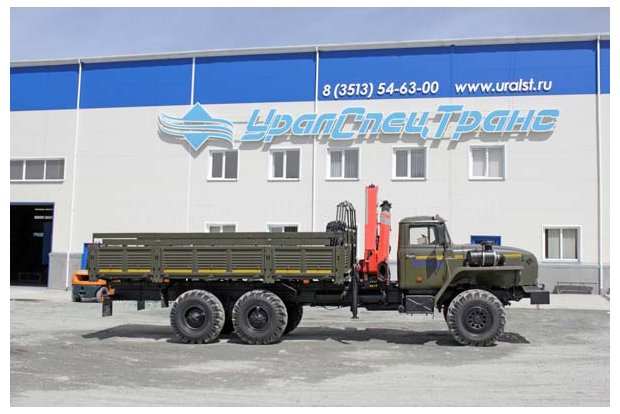Бортовой с КМУ PK-15500А УСТ 5453 Урал 4320-1951-60
