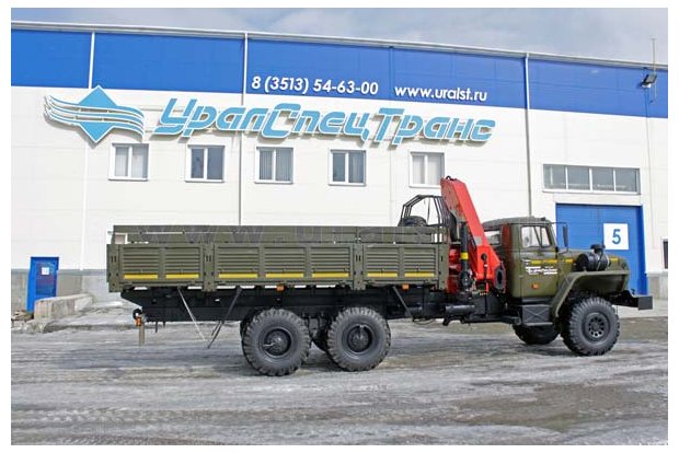 Бортовой с КМУ PK-23500А УСТ 5453 Урал 4320-1951-60