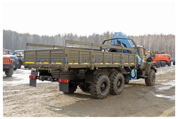 Бортовой с КМУ ИМ-150 Урал 4320