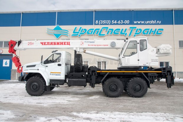 Автокран КС 45721 25 тн "Челябинец" Урал NEXT 4320-72