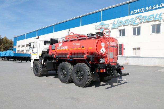 Автотопливозаправщик АТЗ-8 УСТ 5453 Камаз 5350-66(D5) доработка под ДОПОГ