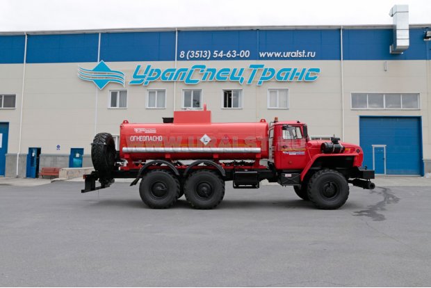 Автотопливозаправщик АТЗ-11Б УСТ 5453 Урал 5557-1151-72 доработка под ДОПОГ