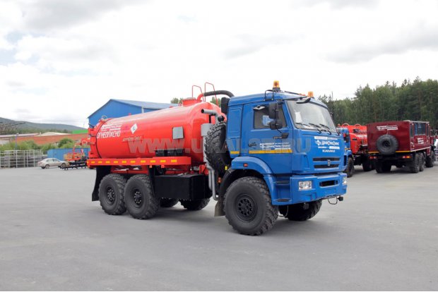 Автоцистерна вакуумная для нефтепродуктов АКН-11-ОД PNR УСТ 5453 Камаз 43118-50 сп.м., доработка под ДОПОГ