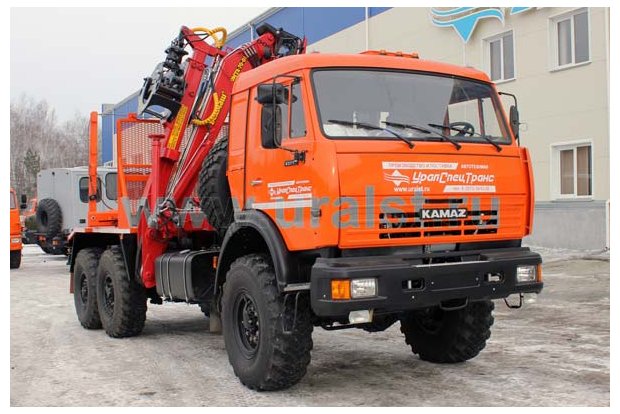 Лесовоз с манипулятором ПЛ 70-01 УСТ 5453 Камаз 43118