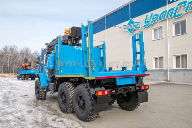 Лесовоз с ГМ ОМТЛ-97 УСТ 5453 Урал 5557-60Е5
