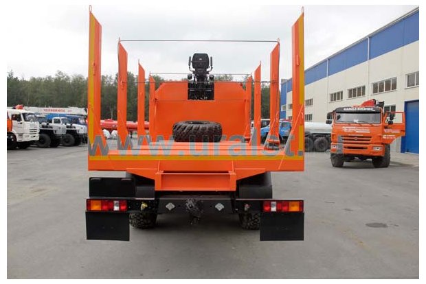 Сортиментовоз с ГМ СФ-85 Урал 4320-60Е5