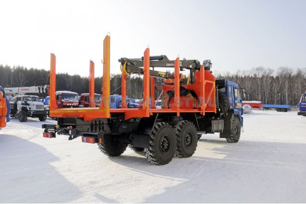 Сортиментовоз Камаз с ГМ ОМТЛ-70-02