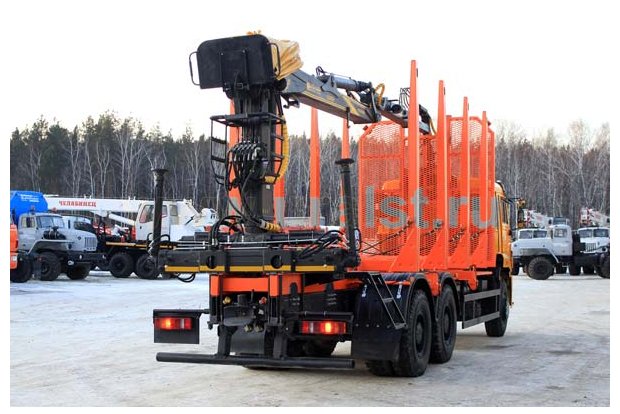 Сортиментовоз Камаз с ОМТЛ-97