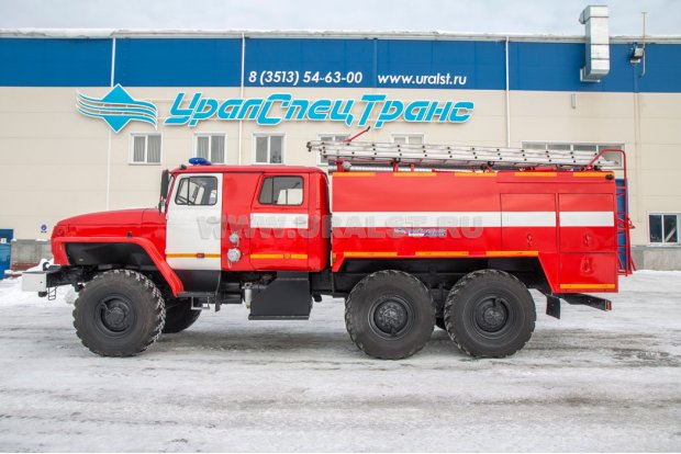 АЦП-6/6-40 Урал 5557-1151-60Е5 в кабине