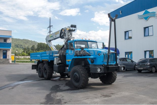 Бортовой с КМУ ИФ-300 УСТ 5453 Урал 4320-1951-60