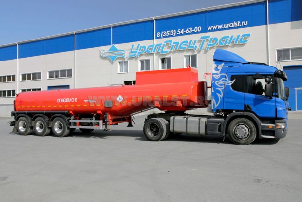 ППЦ 28Б-32Л (SAF) УСТ-94651 + Седельный тягач SCANIA