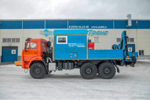 ПАРМ с КМУ ИМ-55 УСТ 5453 Камаз 43118-50 сп.м.