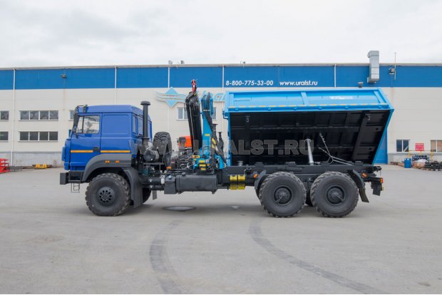 Самосвал АС 7-10 с КМУ ИМ-180-05 УСТ 5453 Урал 4320-4971-80