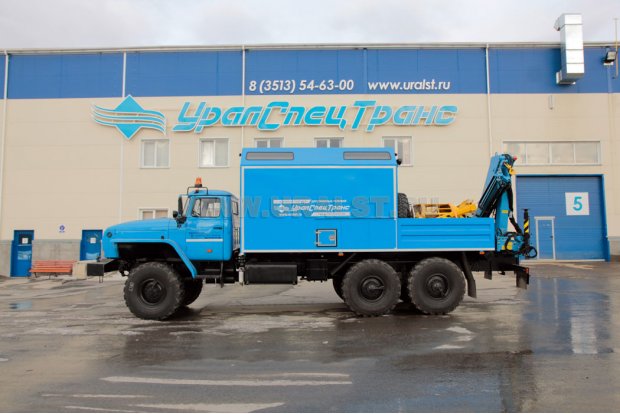 Урал ПАРМ УСТ-54534 4320-60М с КМУ ИМ-95